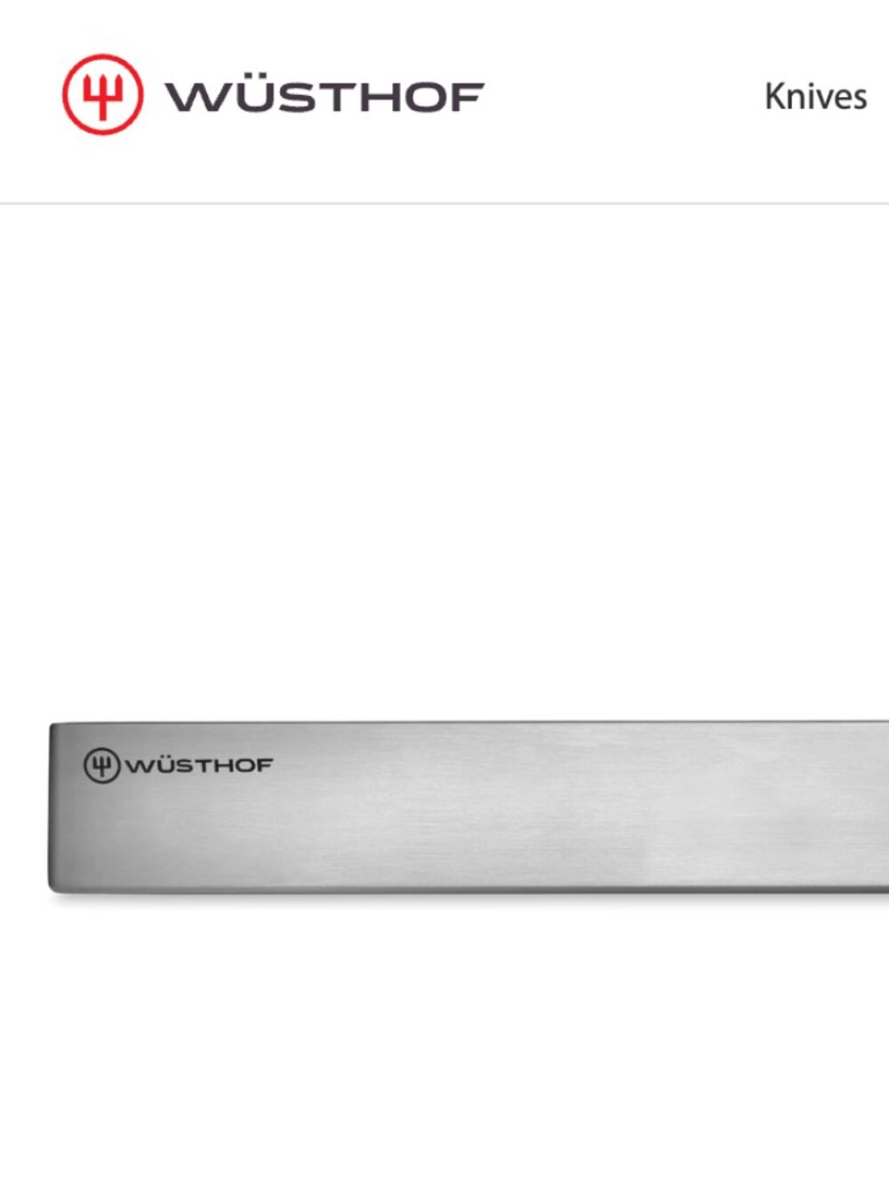 Wusthof 18" Stainless steel Magnetic Knife holder